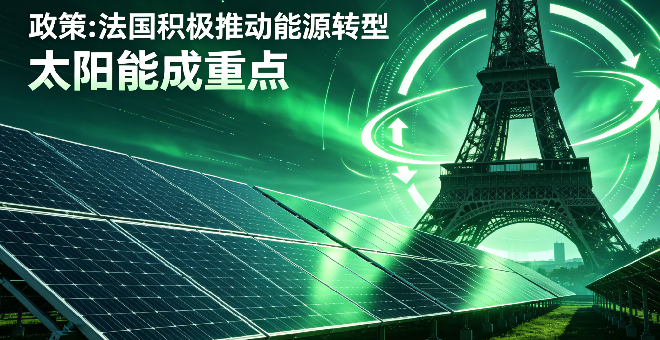 政策:法国积极推动能源转型 太阳能成重点