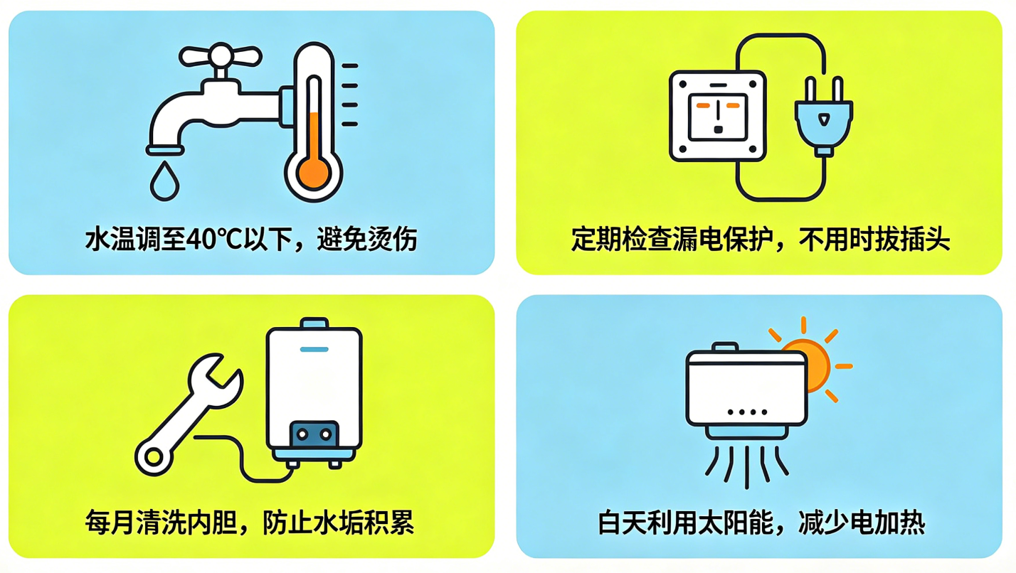 夏季使用热水器四要点